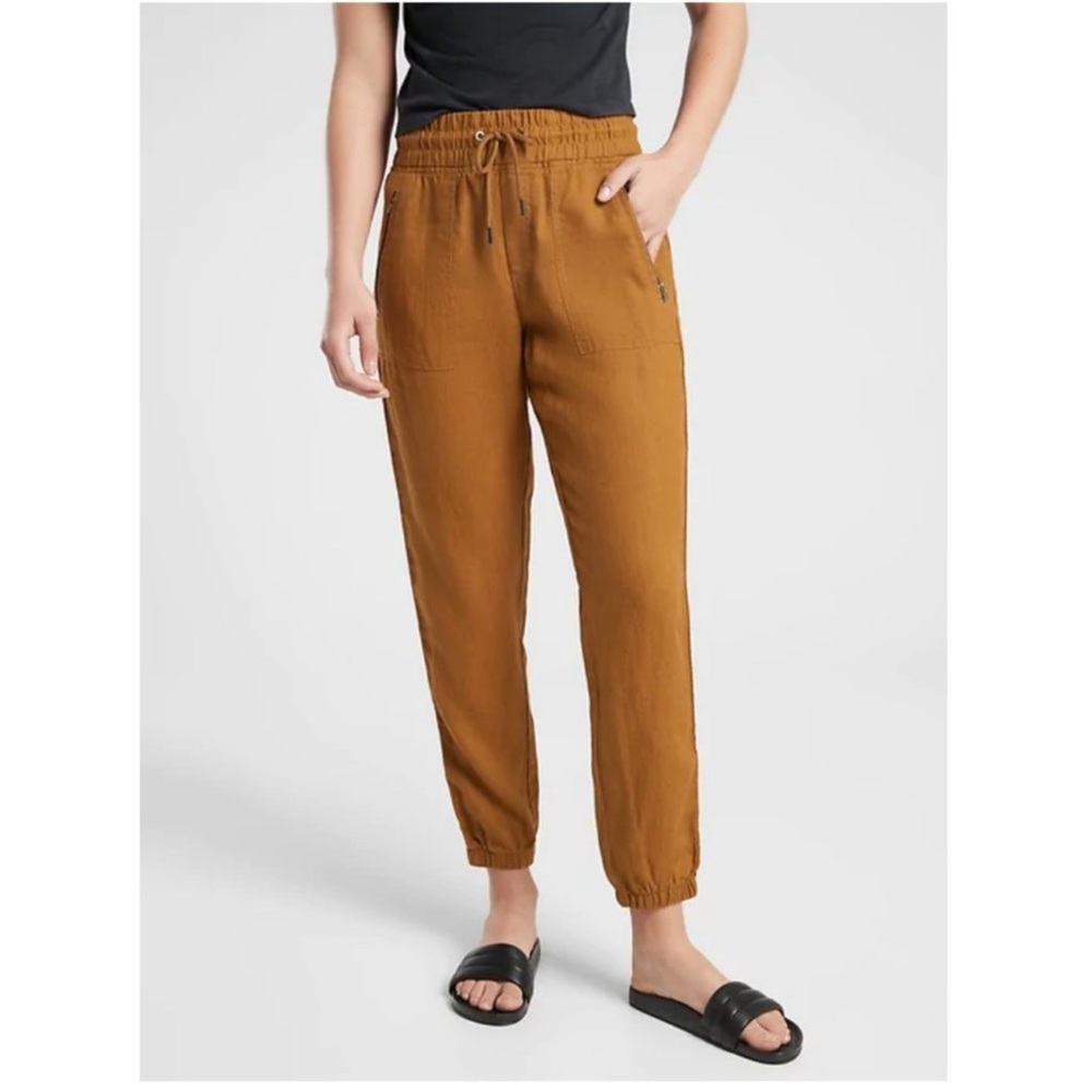 Athleta linen joggers